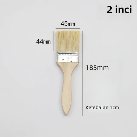 Kuas cat 2 inci gagang kayu
